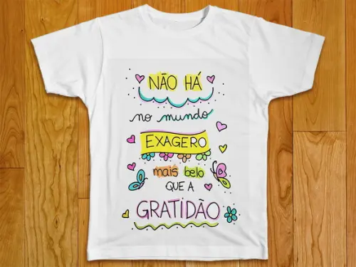 Camiseta Gratidão