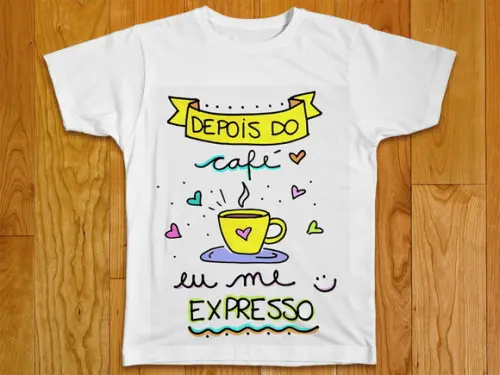 Camiseta Divertida Depois do Café