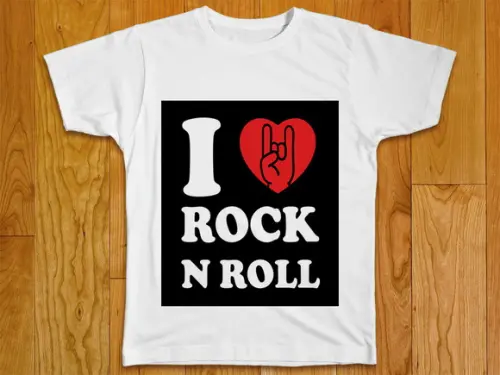Camiseta I Love Rock