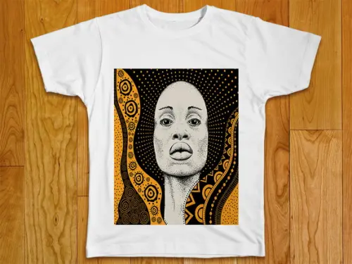 Camiseta Feminina Afro