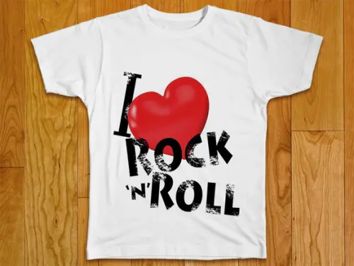 Camiseta I Love Rock