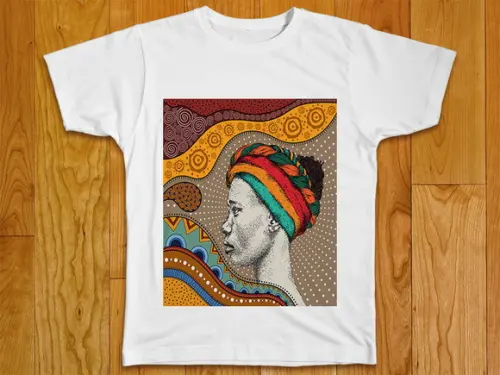 Camiseta Feminina Afro