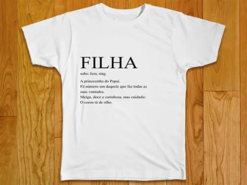 Camiseta Infantil Filha