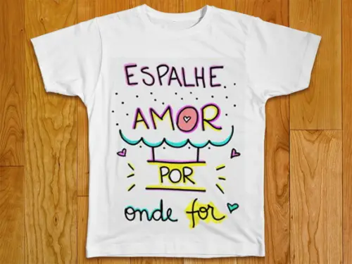 Camiseta Espalhe Amor