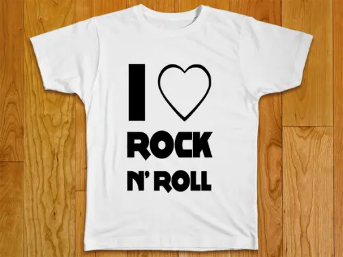 Camiseta I Love Rock