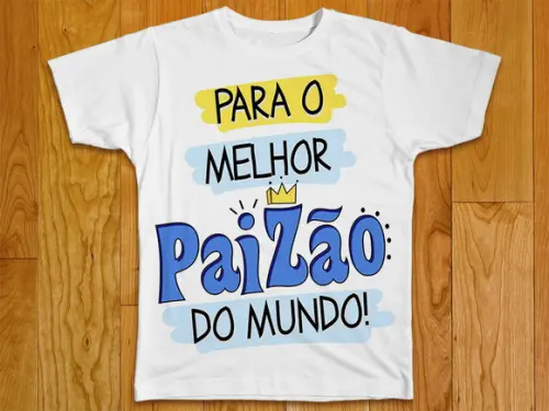 Camiseta Para O Melhor Pai Do Mundo