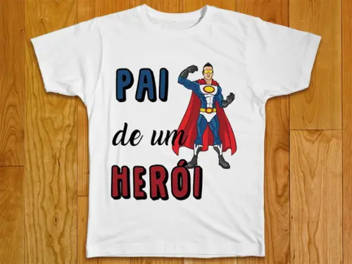 Camiseta Pai de Um Heroi