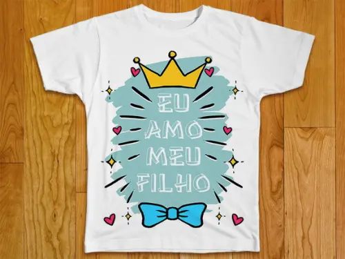 Camiseta Eu Amo Meu Filho