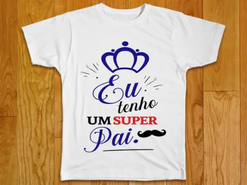Camiseta Eu Tenho Um Super Pai