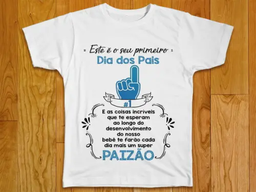 Camiseta Este É O Seu Primeiro Dia Dos Pais