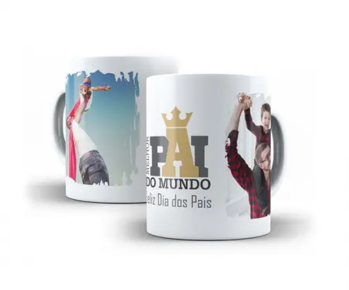 Caneca Melhor Pai do Mundo Personalizada com Foto