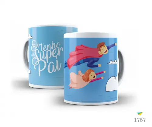 Caneca Eu Tenho Um Super Pai