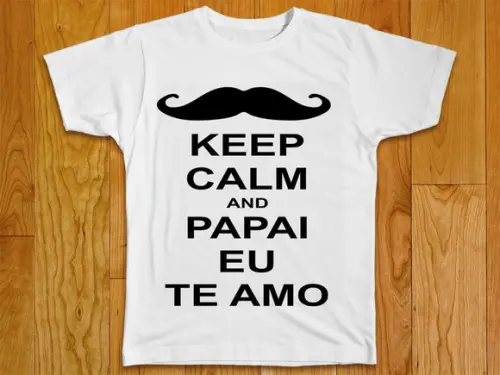 Camiseta Keep Calm Papai