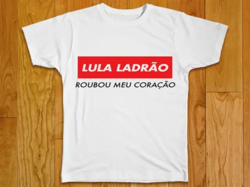 Camiseta Lula Ladrão Roubou Meu Coração