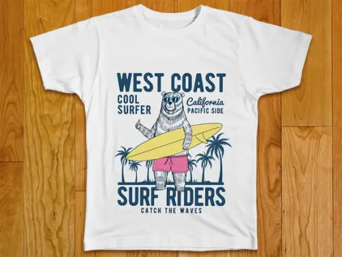 Camiseta Surf Riders