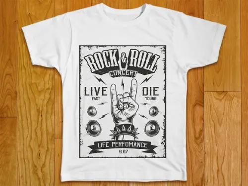 Camiseta Rock