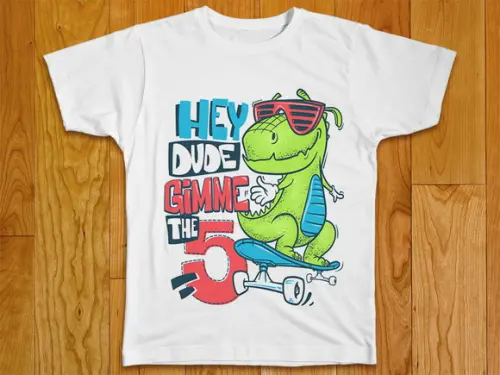 Camiseta Infantil Dinossauro