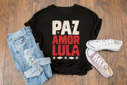 Camiseta Paz Amor Lula
