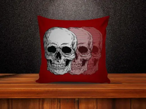 Almofada Decorativa Caveiras