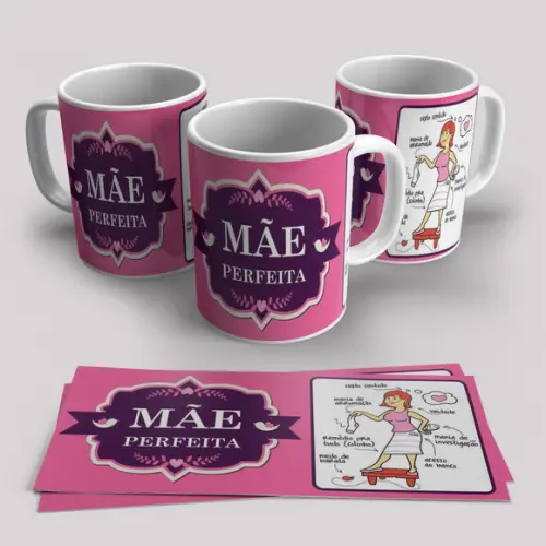 Caneca Porcelana Mãe Perfeita