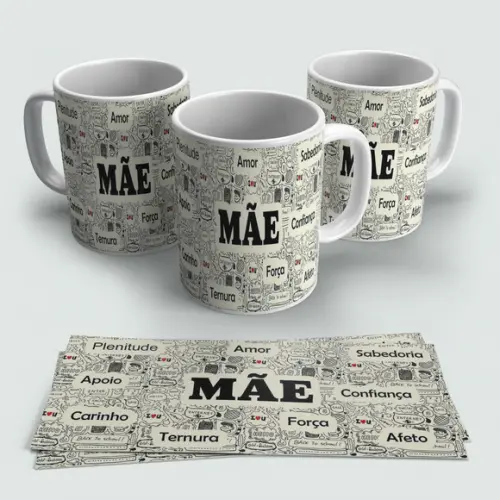 Caneca Porcelana Mãe
