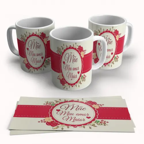 Caneca Mãe Meu Amor Maior