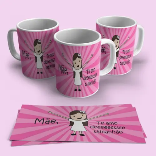 Caneca Mãe Te Amo