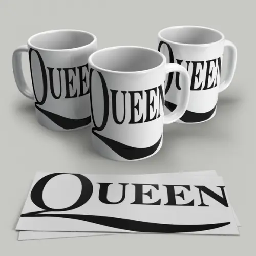 Caneca Porcelana Rock Queen