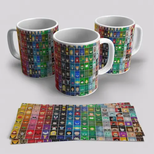 Caneca Porcelana Super Heróis