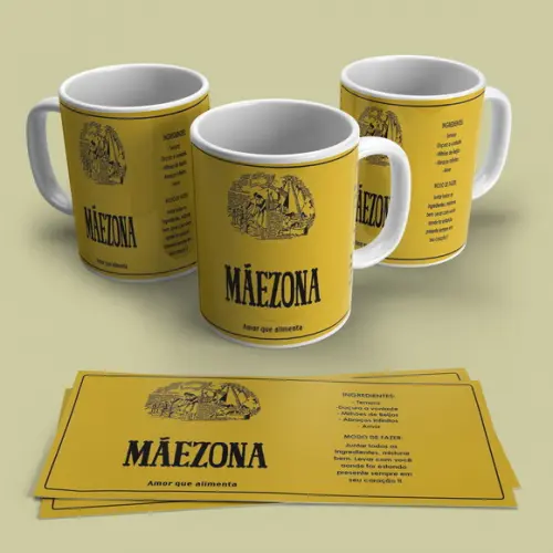 Caneca Porcelana Mãezona
