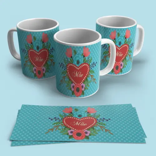 Caneca Porcelana Mãe