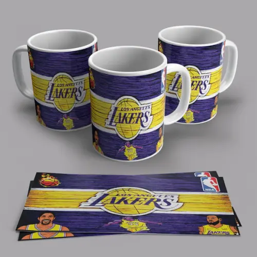 Caneca Porcelana Los Angeles Lakers