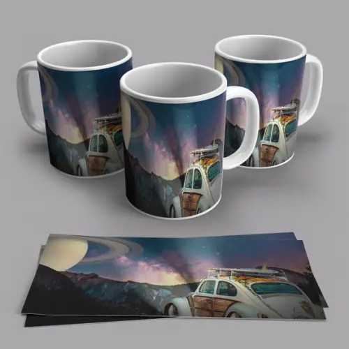 Caneca Porcelana Fusca
