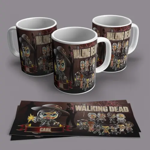Caneca Porcelana The Walking Dead