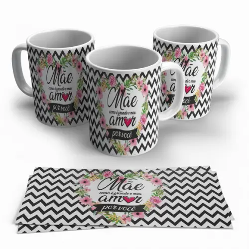 Caneca Mãe Como é Grande o Meu Amor