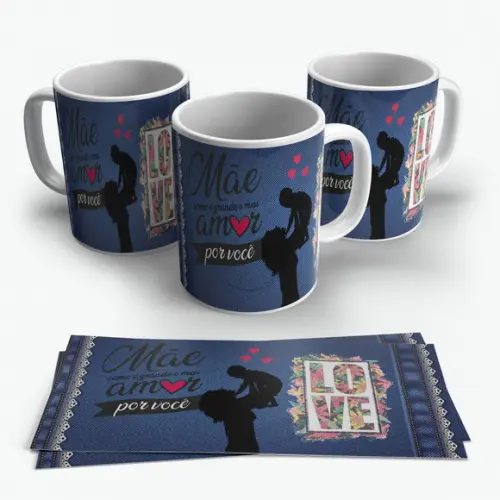 Caneca Mãe Como é Grande o Meu Amor