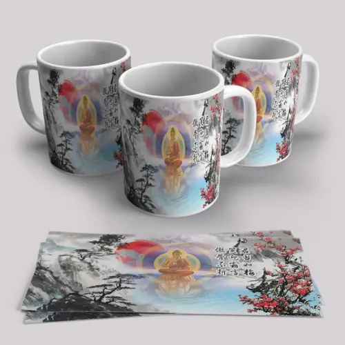 Caneca Porcelana Zen
