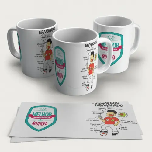 Caneca Melhor Namorado do Mundo