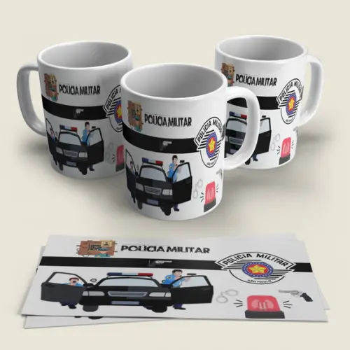 Caneca Profissão Polícia Militar