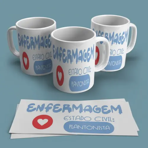 Caneca Profissão Enfermagem