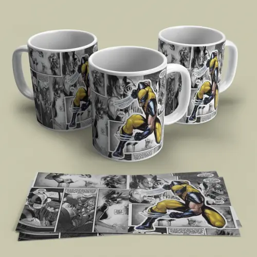 Caneca Porcelana Wolverine