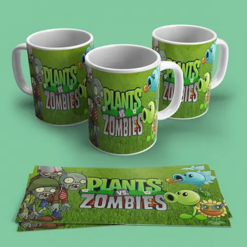Caneca Plants Zombies