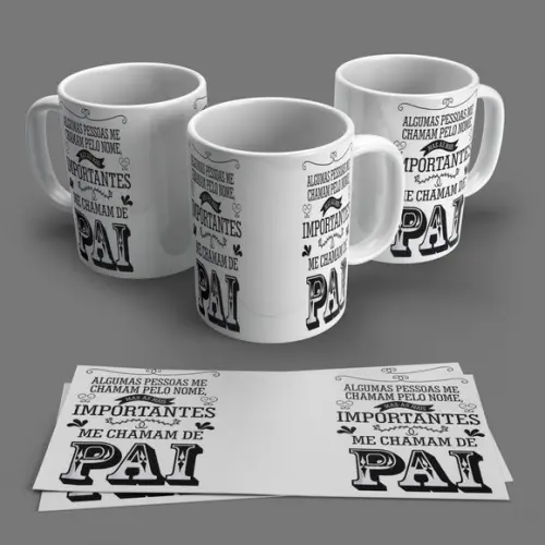 Caneca Porcelana Pai