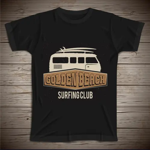 Camiseta Kombi Golden Beach
