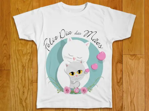 Camiseta Feliz Dia das Mães
