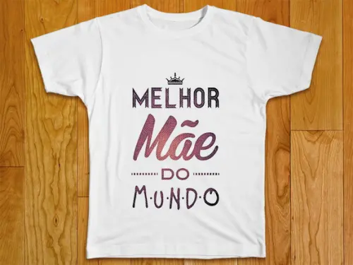 Camiseta Melhor Mãe do Mundo