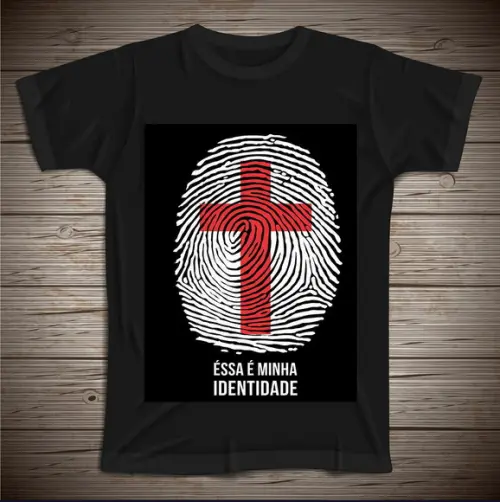 Camiseta Religiosa Essa É Minha Identidade
