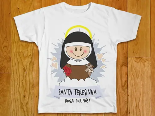 Camiseta Religiosa Santa Terezinha
