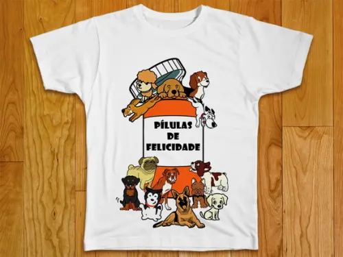 Camiseta Pílulas de Felicidade