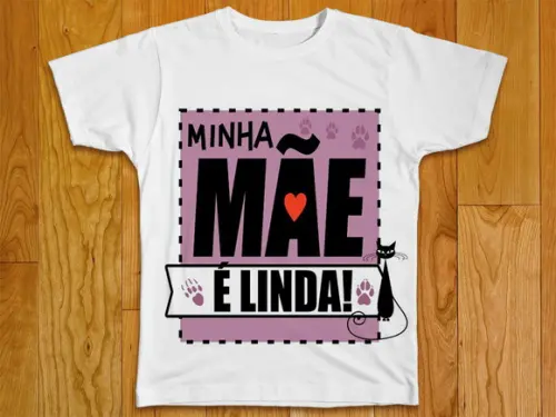 Camiseta Minha Mãe é Linda